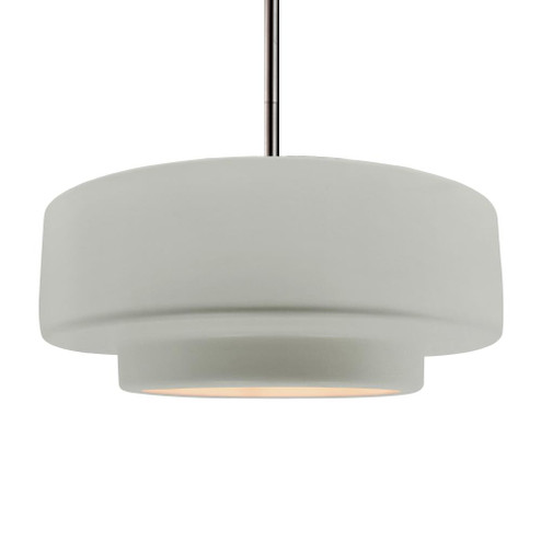 Large Tier 1-Light Pendant (254|CER-6545-BIS-NCKL-RIGID-LED1-700)