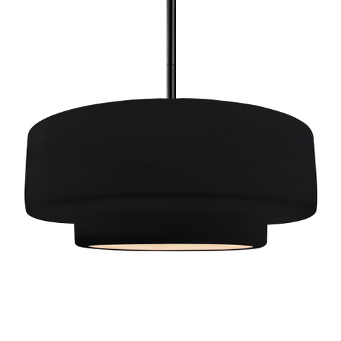 Large Tier 1-Light Pendant (254|CER-6545-BKMT-MBLK-RIGID)