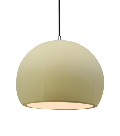 Large Globe 1-Light Pendant (254|CER-6535-VAN-NCKL-BKCD)