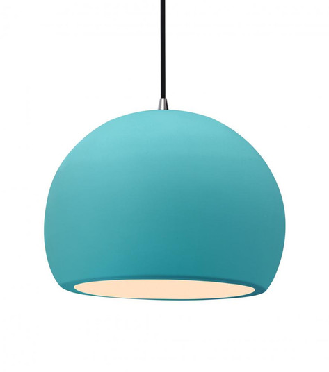 Large Globe LED Pendant (254|CER-6535-RFPL-NCKL-BKCD-LED1-700)