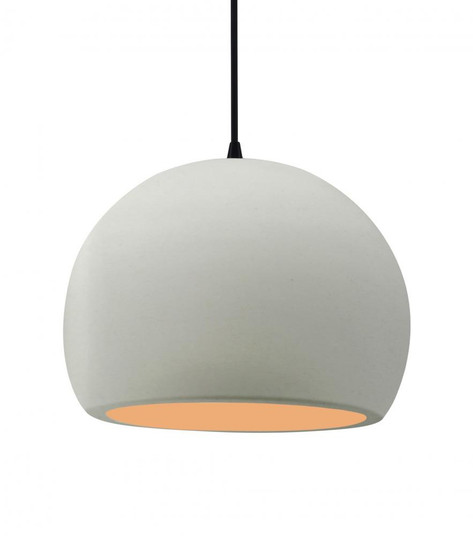 Large Globe 1-Light Pendant (254|CER-6535-MTGD-MBLK-BKCD)
