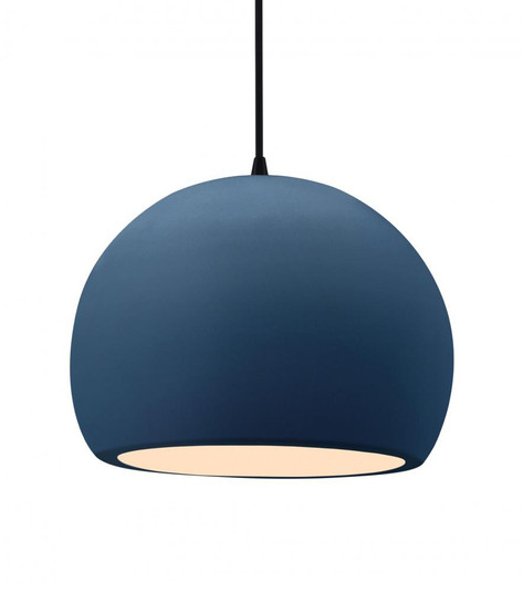 Large Globe 1-Light Pendant (254|CER-6535-MID-MBLK-BKCD)