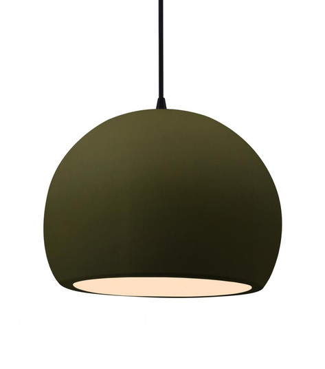 Large Globe 1-Light Pendant (254|CER-6535-MGRN-MBLK-BKCD)