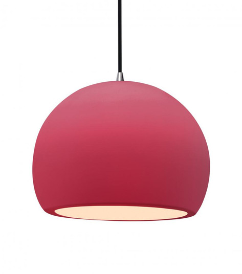 Large Globe LED Pendant (254|CER-6535-CRSE-NCKL-BKCD-LED1-700)