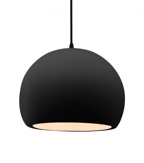 Large Globe LED Pendant (254|CER-6535-CRB-MBLK-BKCD-LED1-700)