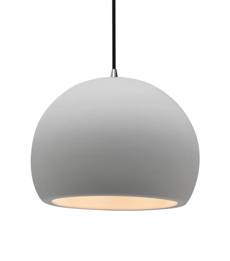 Large Globe 1-Light Pendant (254|CER-6535-BIS-NCKL-BKCD)