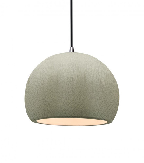 Medium Globe 1-Light Pendant (254|CER-6533-CKC-NCKL-BKCD)