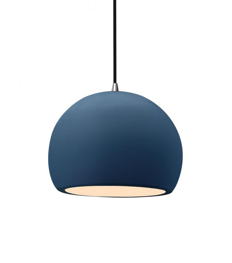 Small Globe LED Pendant (254|CER-6530-MID-NCKL-BKCD-LED1-700)