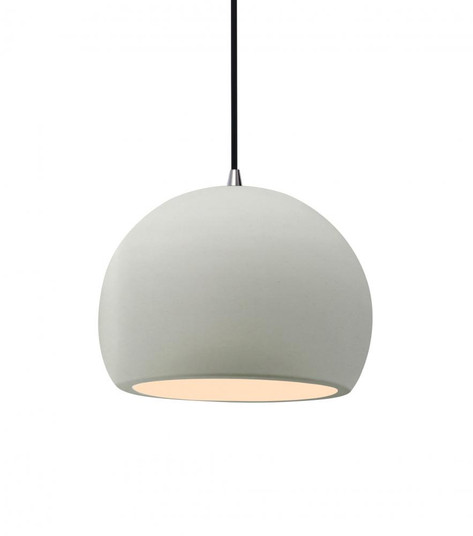Small Globe LED Pendant (254|CER-6530-MAT-NCKL-BKCD-LED1-700)
