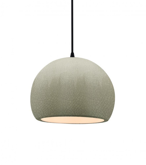 Small Globe 1-Light Pendant (254|CER-6530-CKC-MBLK-BKCD)