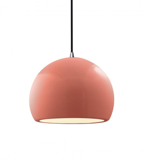 Small Globe 1-Light Pendant (254|CER-6530-BSH-NCKL-BKCD)