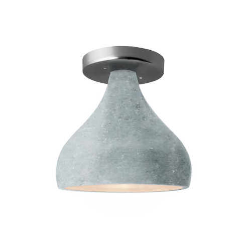 Small Droplet Semi-Flush (254|CER-6380-CONC-NCKL-LED1-700)