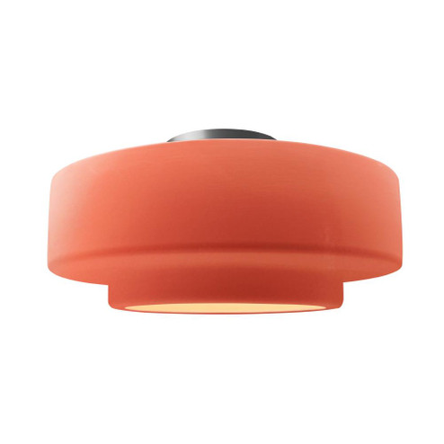 Large Tier Semi-Flush (254|CER-6365-BSH-NCKL-LED1-700)