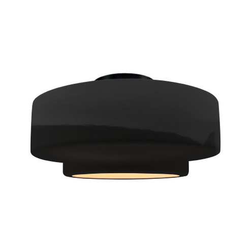 Large Tier Semi-Flush (254|CER-6365-BKMT-MBLK)