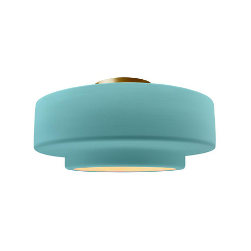 Medium Tier Semi-Flush (254|CER-6363-RFPL-BRSS-LED1-700)