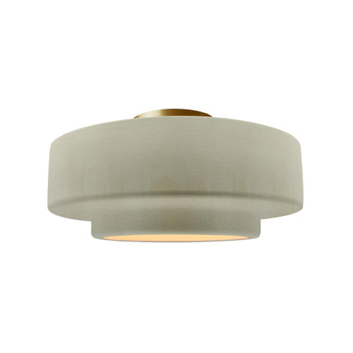 Medium Tier Semi-Flush (254|CER-6363-CKC-BRSS)