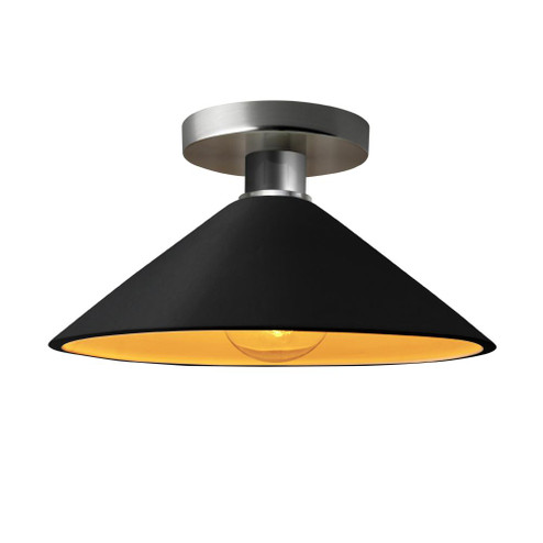 Flare Semi-Flush (254|CER-6330-CBGD-NCKL-LED1-700)