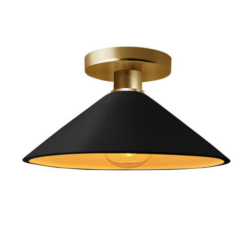 Flare Semi-Flush (254|CER-6330-CBGD-BRSS-LED1-700)