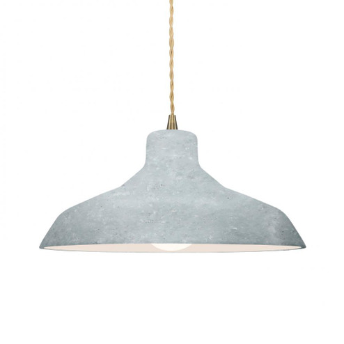 Medium Loft 1-Light Pendant (254|CER-6263-CONC-ABRS-BEIG-TWST)