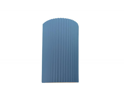 Small ADA Pleated Cylinder (254|CER-5740-SKBL-LED1-1000)