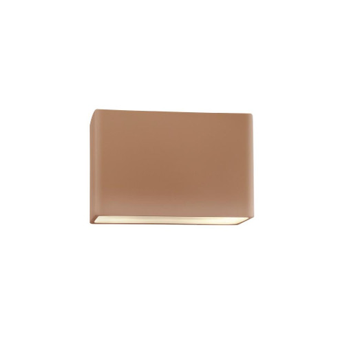 Small ADA Rectangle (Outdoor) LED Wall Sconce - Closed Top (254|CER-5640W-ADOB-LED1-1000)