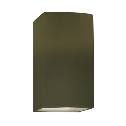 Small LED Rectangle - Closed Top (Outdoor) (254|CER-0910W-MGRN-LED1-1000)