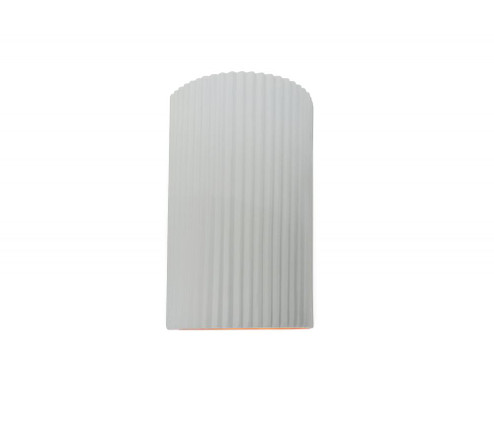 Small ADA LED Pleated Cylinder (Outdoor) (254|CER-5740W-WTWT)