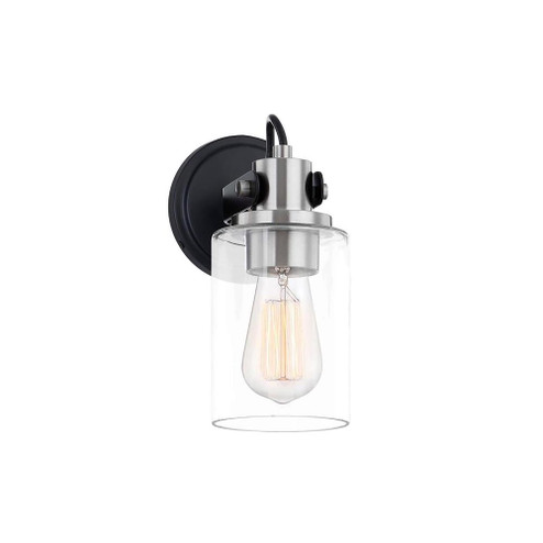 Brooklyn 1-Light Wall Sconce (254|FSN-8191-CLER-MBNK)