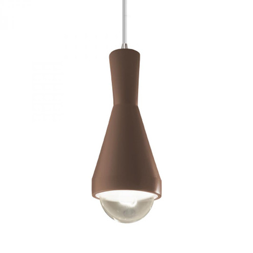 Erlen 1-Light Pendant (254|CER-6520-CLAY-NCKL-WTCD-LED1-700)