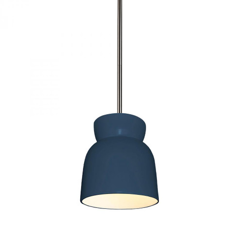 Large Hourglass Pendant (254|CER-6515-MID-NCKL-RIGID)