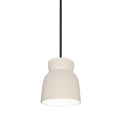 Large Hourglass Pendant (254|CER-6515-MAT-MBLK-RIGID)