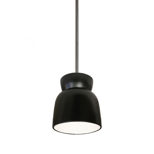 Large Hourglass Pendant (254|CER-6515-CRB-NCKL-RIGID)