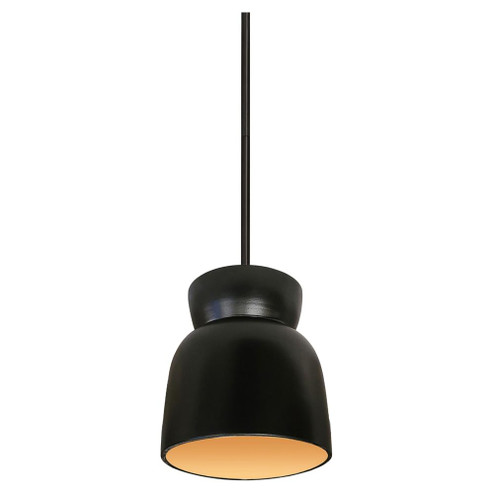 Large Hourglass LED Pendant (254|CER-6515-CBGD-MBLK-RIGID-LED1-700)