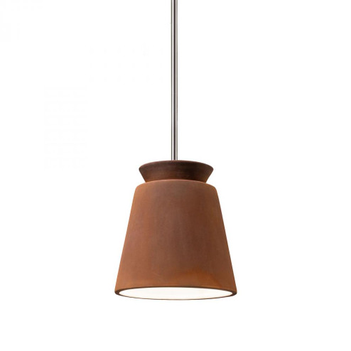 Small Trapezoid Pendant (254|CER-6425-RRST-CROM-RIGID)