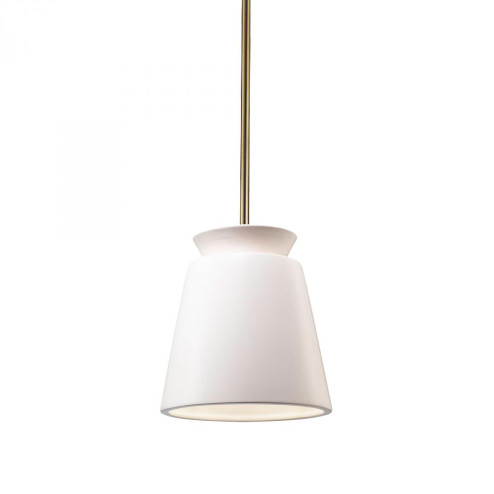 Small Trapezoid Pendant (254|CER-6425-MAT-ABRS-RIGID)