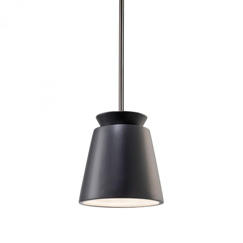 Small Trapezoid LED Pendant (254|CER-6425-CRB-NCKL-RIGID-LED1-700)