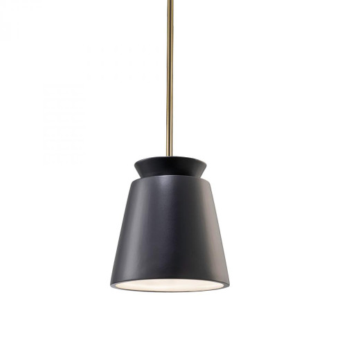 Small Trapezoid Pendant (254|CER-6425-CRB-ABRS-RIGID)