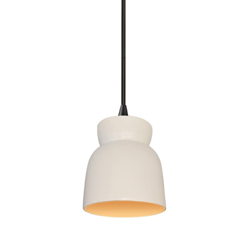 Large Hourglass Pendant (254|CER-6515-MTGD-MBLK-BKCD)