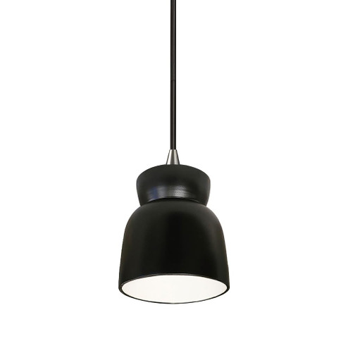Large Hourglass Pendant (254|CER-6515-CRB-NCKL-BKCD)