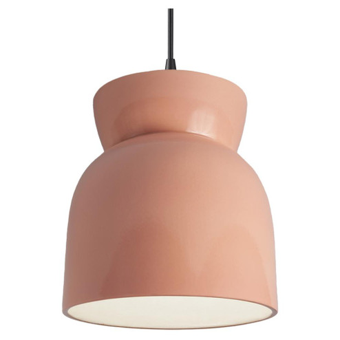 Large Hourglass LED Pendant (254|CER-6515-BSH-MBLK-BKCD-LED1-700)