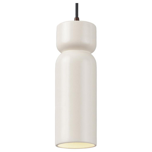 Tall Hourglass LED Pendant (254|CER-6510-MAT-DBRZ-BKCD-LED1-700)