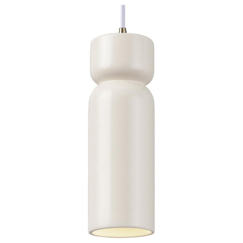 Tall Hourglass LED Pendant (254|CER-6510-MAT-ABRS-WTCD-LED1-700)