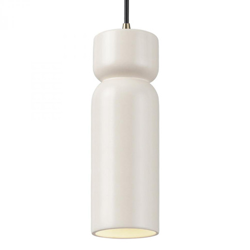 Tall Hourglass Pendant (254|CER-6510-MAT-ABRS-BKCD)