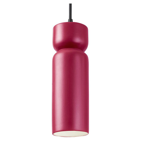 Tall Hourglass LED Pendant (254|CER-6510-CRSE-MBLK-BKCD-LED1-700)