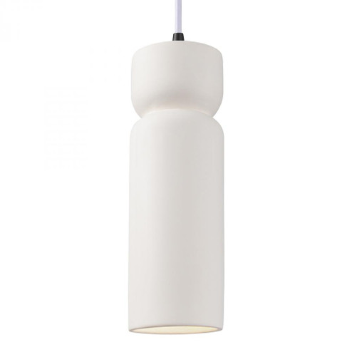 Tall Hourglass Pendant (254|CER-6510-BIS-MBLK-WTCD)