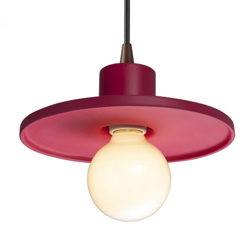 Saucer Pendant (254|CER-6325-CRSE-DBRZ-BKCD)