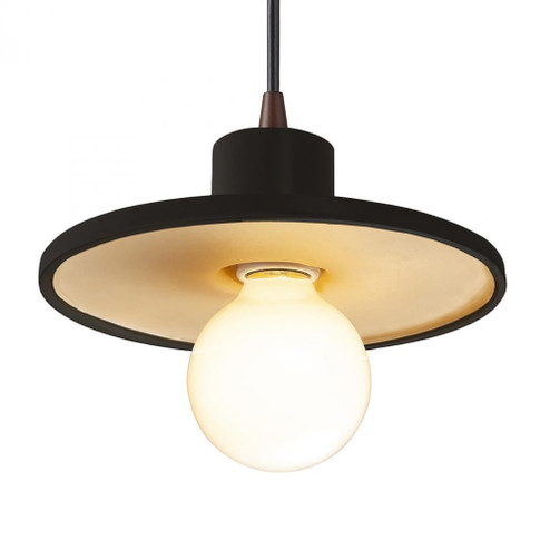 Saucer Pendant (254|CER-6325-CBGD-DBRZ-BKCD)