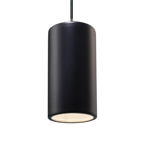 Large Cylinder Pendant (254|CER-9625-CRB-CROM-BKCD)