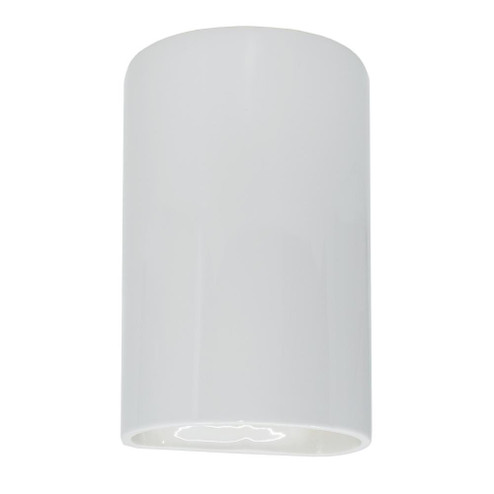 Large Cylinder - Closed Top (Outdoor) (254|CER-1260W-WTWT)