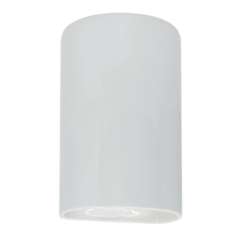 Large LED Cylinder - Closed Top (254|CER-1260-WTWT-LED1-1000)